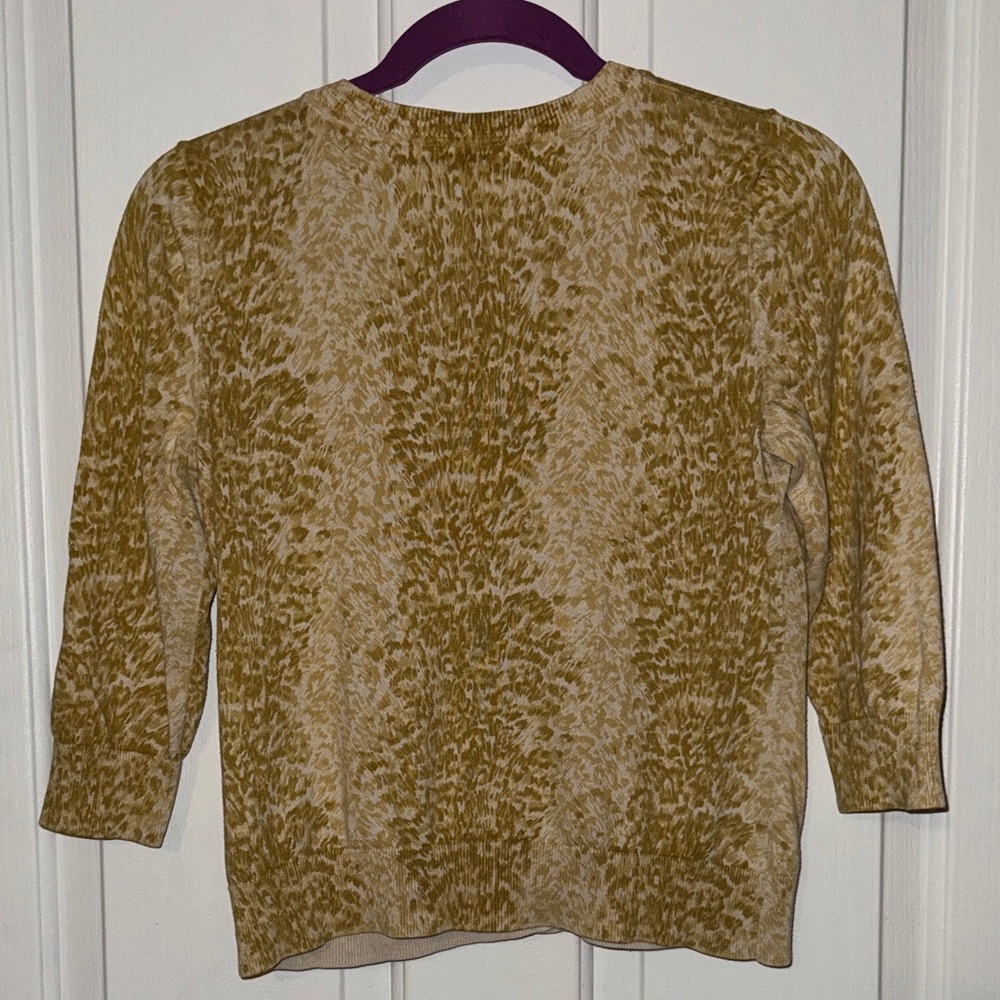 Talbots Patterned Button-Up Cardigan - image 8